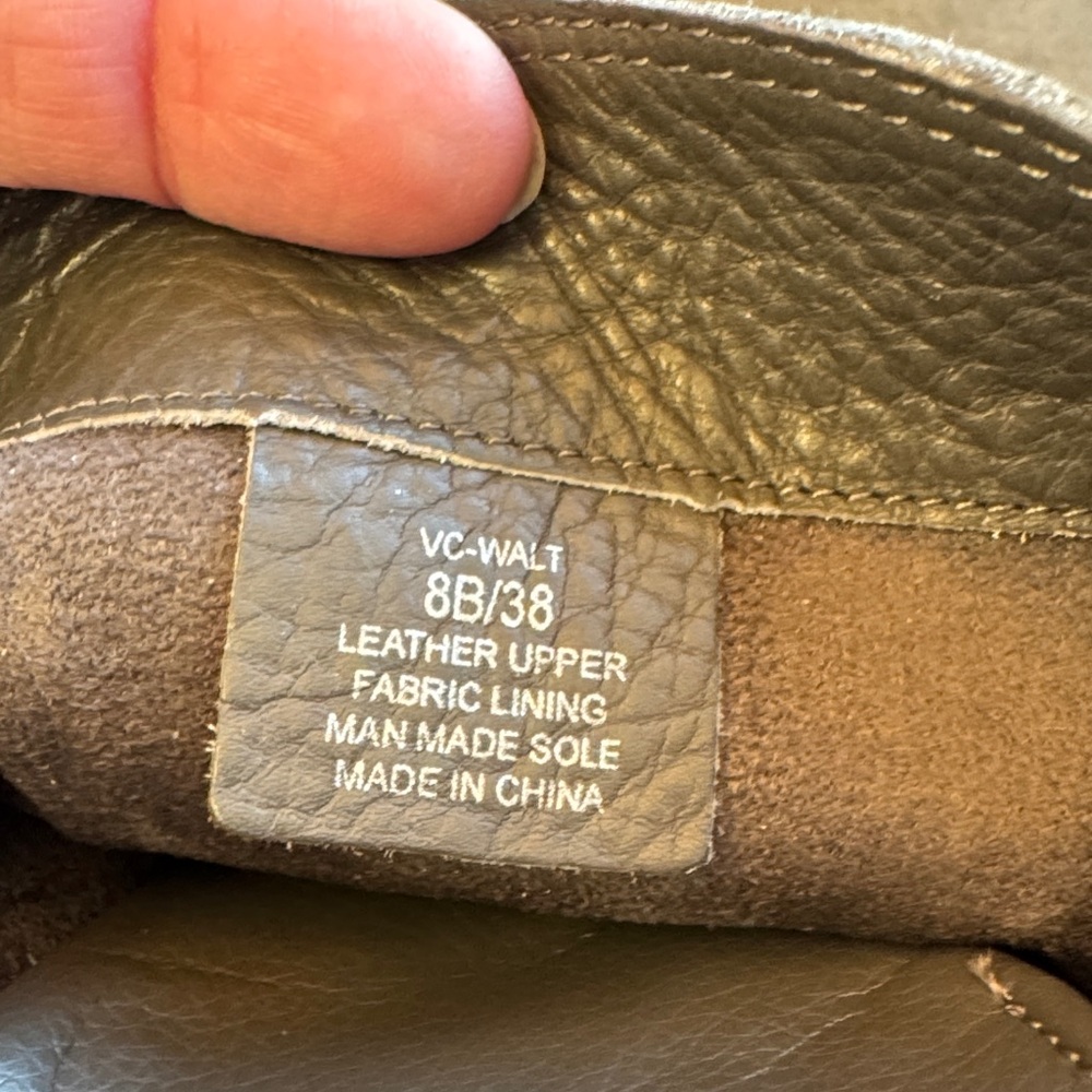 Vince Camuto Grey Leather Boots - Picture 8 of 8